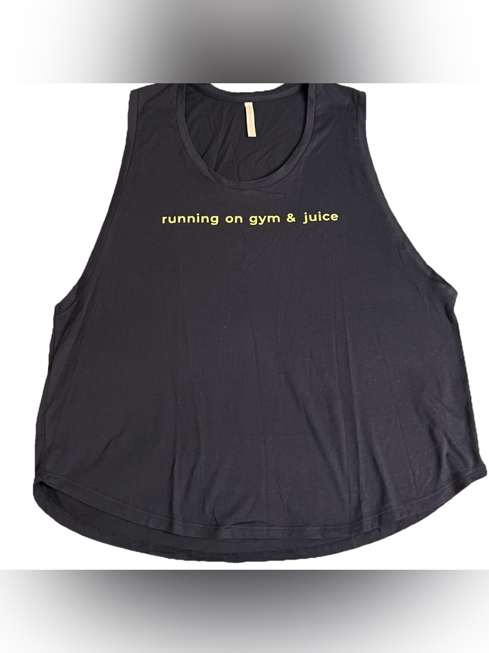 Fabletics Running on Gym and Juice Navy Blue Tank Top Size XL